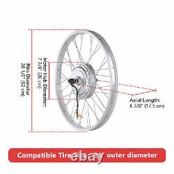 Yescom Electric Bicycle Front Wheel E-Bike Conversion Kit For 24 36V 750W