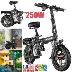 14 Fat Tire Electric Snow Mountain Bicycle Folding E-bike 250w Urban Commuter