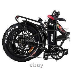 20 750w Vélo Électrique Pliant Addmoteur Motan M-150 R7 48v Pneu De Graisse E-vélo Noir
