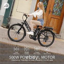 2023 E-bike 26 Vélo Électrique Pour Adultes 500w Motor City Bicycle - Ebike Commuter