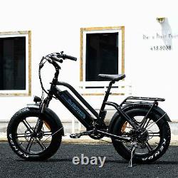 20fat Tire 750w 48v 16ah Battery Electric Bicycle Bike Addmotor M-50 City Ebike