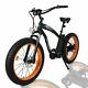 26 1000w 48v Fat Tire Mountain Electric Beach Vélo Vélo Ebike E-bike Lcd