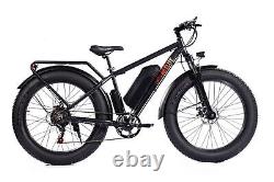 26 True 1000w Vélo Électrique E Fat Tire Mountain Snow Bicycle Li-batterie