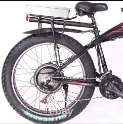 26 True 2000w Electric E Bike Fat Tire Snow Mountain Bicycle Li-batterie