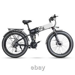 26 Vélo Électrique Pliant 1000w48v/15ah Cyrusher Fat Tire E-bike Mountain E-bike