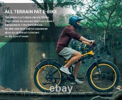 26 Vélo Électrique Pliant 750w 48v/13ah Cyrusher Fat Tire E-bike Mountain E-bike