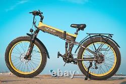26 Vélo Électrique Pliant 750w 48v/13ah Cyrusher Fat Tire E-bike Mountain E-bike