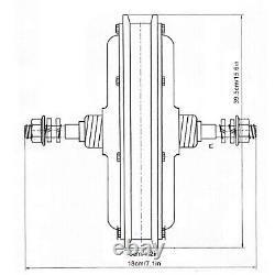 48V 1000W 20 Kit de conversion de moteur de roue avant de vélo électrique Ebike Hub Motor