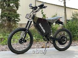 8000w 72v Adulte Électrique Hors Route Dirt Bike Bomber Mountain Ebike Fast 60 Mph+