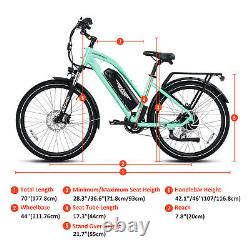 Ajouter E-43 Vélo Électrique 26'' 500w 20ah 20mph 48v Neige Mtb E-bike Hydraulique