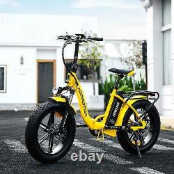 Ajouter Pliage Vélo Électrique Fat Tire Beach City Ebike 20 48v 750w 16ah