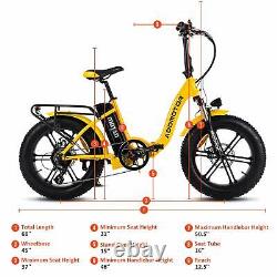 Ajouter Pliage Vélo Électrique Fat Tire Beach City Ebike 20 48v 750w 16ah