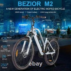 Bezior M2 Femmes 36v 250w E-bike Vélo Électrique Femmes City Vélo 26 Roues