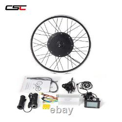 Big LCD Display 48volt Ebike Front Rear Wheel Conversion Electric Bicycle Kit