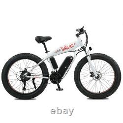 Electric Bike Fat Tyre 26 750w 48v 13ah Sharp Black Ebike 27 Speed 50 Km Gamme