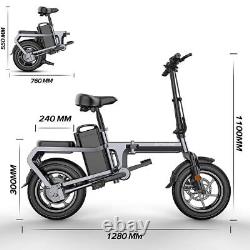 Engwe 14 48v 350w 10ah Vélo Électrique Pliant Vtt Vélo City E-bike+bag