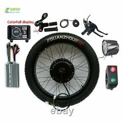 Fat Tire Bicycle Ebike Conversion Kit 250w 500w 1000w 20'' 24'' 26'' Pneus