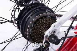 Fat Tyre Electric Bike 26 350w 48v 10ah Haute Puissance Mountain Ebike 21 Speed