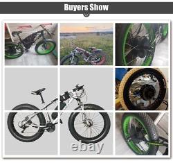 Gros Vélo 48v 500w- 3000w 20 26 4.0 Hub Motor Wheel Snow Ebike Kit De Conversion