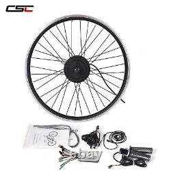 Kit VTT CSC pour vélo de montagne Kit de conversion vélo électrique avec éclairage LED sans bruit 36V 350W.