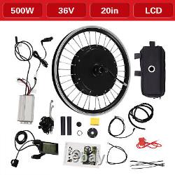 Kit de conversion de moteur de vélo électrique 36V 500W pour roue avant - Kit de moteur de moyeu de vélo électrique