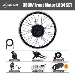 Kit de conversion de roue de moteur de brosse avant de VTT électrique 350W 36V 48V