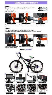 Kit de conversion de vélo électrique 250W-2000W 36V/48V Moteur de roue avant/arrière pour 16-29er 700C
