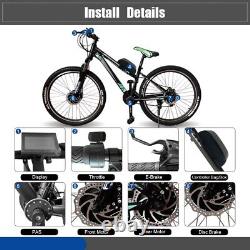 Kit de conversion de vélo électrique 36 48V 250W moteur de moyeu sans balais EBike 16-29 700C