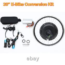 Kit de conversion de vélo électrique à roue avant 20 pouces moteur de bicyclette électrique 48V-60V 500W
