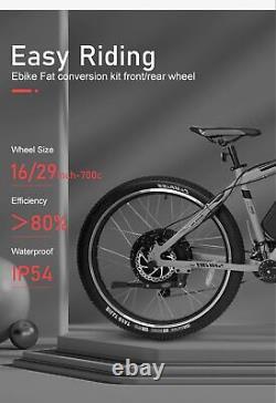 Kit de conversion pour vélo électrique avec moteur sans balais de moyeu 36V 350W 500W 48V 1000W 1500W 2000W