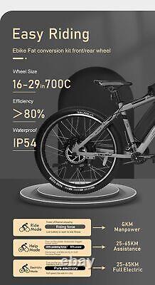 Kit de conversion pour vélo électrique moteur de moyeu avant arrière 36V 500W 48V 1000W 1500W 2000W