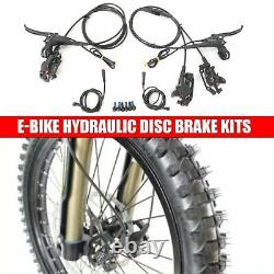 Kits De Frein À Disque Hydraulique À Vélo Électrique Avec Étriers À Double Frein Avant E-bike