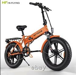 Pliage Électrique E-bike 500w-48v, Fat Tyre 20 Inch 12.5ah, Speed 30mph