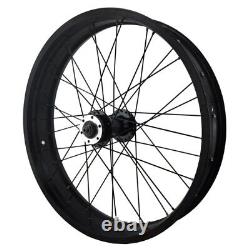 Roue avant de vélo électrique de neige 26 20 4.0 Pneu gras 2 roulements Peilin QR 135mm