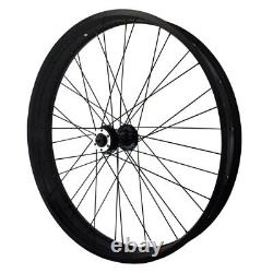 Roue avant de vélo électrique de neige 26 20 4.0 Pneu gras 2 roulements Peilin QR 135mm