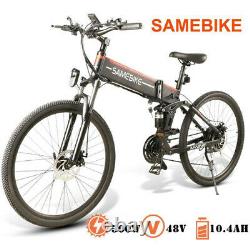 Samebike Lo26 Vélo Électrique Pliant 26 500w Aide Électrique Vélo De Montagne Ebike