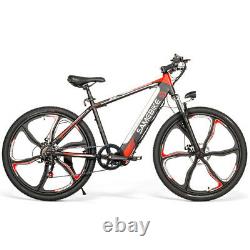 Samebike Vélo Électrique 36v 8ah 350w Brushless Mountain Snow Beach E-bike Bicycle