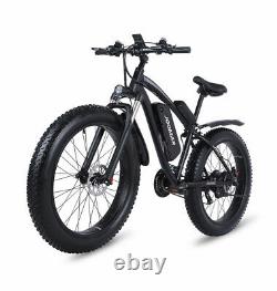 Vélo De Montagne Électrique 1000w 48v Motor 4.0 Fat Tire Kit Vélo Mtb 17ah Battry