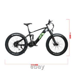 Vélo Électrique 48v 1000w 26 Pouces Fat Tire Mountain E-bike Moto Mi-drive