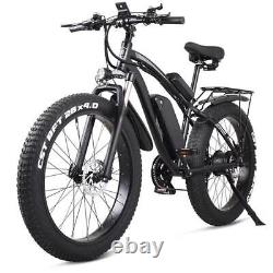 Vélo Électrique 48v 1000w 4.0 Fat Tire Ebike 26 Pouces Snow Bike 17ah Montagne Adulte