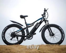 Vélo Électrique 48v 17ah Moto De Neige Mtb 50km/h 26 Pouces Fat Tires Waterpoof Ebike