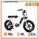 Vélo Électrique 750w 48v 14ah Batterie 20'' Fat Tire Addmoteur M-60 R7 Ebike