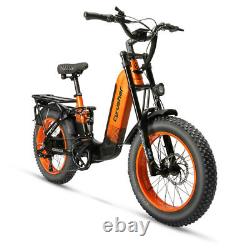 Vélo Électrique De Montagne Ebike 20 1000w 48v/14ah Batterie Fat Tire E-bike