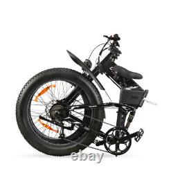 Vélo Électrique Pliant 26 Fat Tire 750w 52v/17ah Vélo Tout-terrain E-bike Mtb