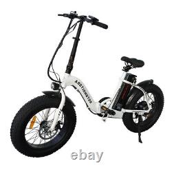 Vélo électrique AOSTIRMOTOR 500W Ebike avec pneus larges, batterie amovible 36V 13Ah