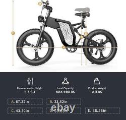 Vélo électrique DEEPOWER VTT 2000W 48V 20/25/30/35Ah EBike pour adultes NEUF