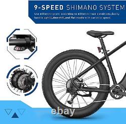 Vélo électrique Hiboy P6 pour adultes, moteur de 750W, VTT avec pneus larges de 26 x 4.0