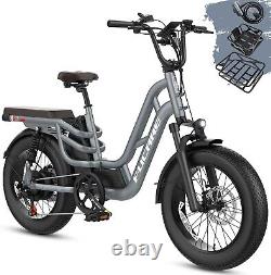 Vélo électrique Libra 1000W pour adultes, 32MPH, 48V 20Ah, avec suspension intégrale
