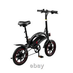 Vélo électrique pliable DYU D3F pour adultes et adolescents, vélo de ville pour les navetteurs.